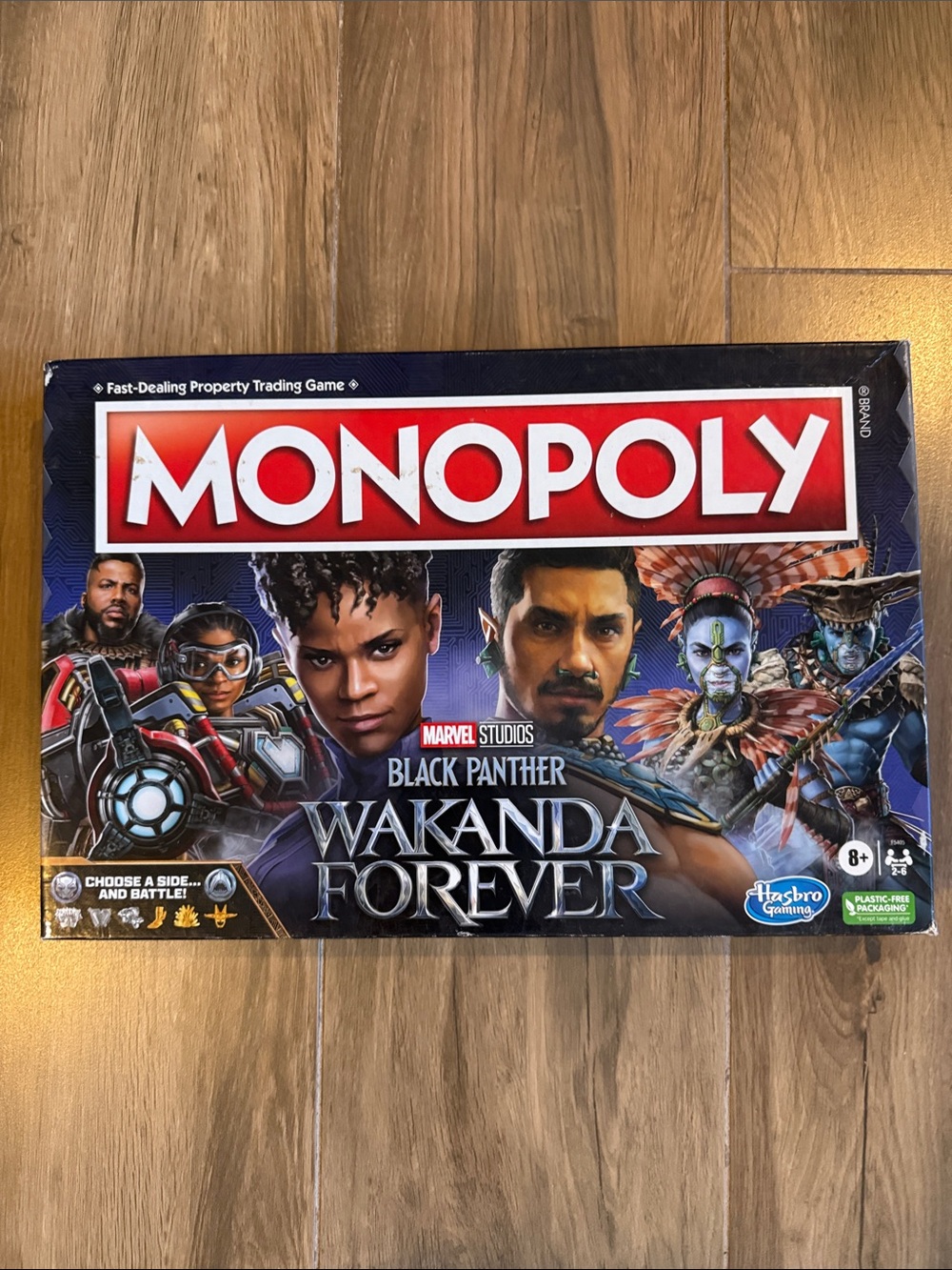 Monopoly: Black Panther Wakanda Forever Board Game - Red/Black